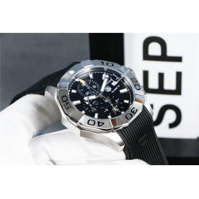 Replica Aquaracer Japan vk Quartz Mens Watch White Dial Rubber Strap