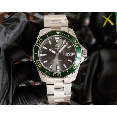 Replica Aquaracer Automatic Mens Watch Black Dial Stainless steel