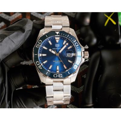 Replica Aquaracer Automatic Mens Watch Black Dial Stainless steel