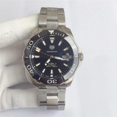 Replica Aquaracer Seagull Automatic Mens Watch Green Dial Rubber Strap