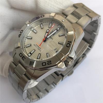 Replica Aquaracer Seagull Automatic Mens Watch White Dial Stainless steel A