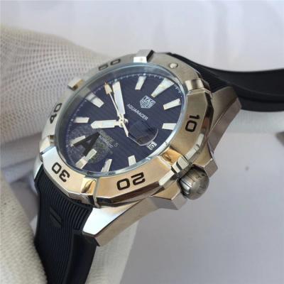 Replica Aquaracer Seagull Automatic Mens Watch Green Dial Rubber Strap B