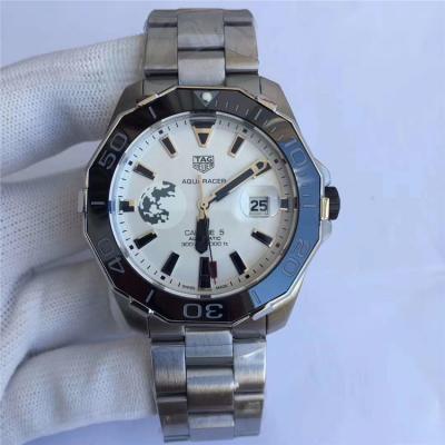 Replica Aquaracer Seagull Automatic Mens Watch White Dial Stainless steel   B