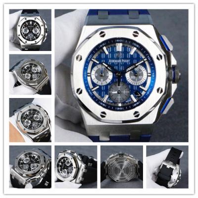 Royal Oak Offshore Japan  Quartz chronograph Mens Watch Blue Dial  Rubber Strap  C05