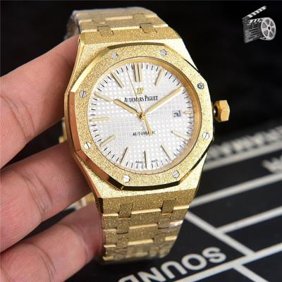 Royal Oak Offshore A2813 Automatic Movement Mens Watch White Dial Frosted Gold  A        C06