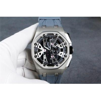 Royal Oak Offshore Japan  Quartz chronograph Mens Watch Skeleton Dial Rubber Strap C08