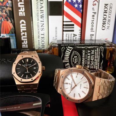 Royal Oak A21J Automatic Movement  Mens Watch Black Dial Rose Gold C E18