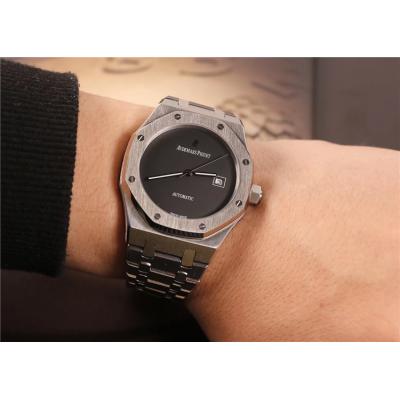 Royal Oak Japan Miyota 8215 Automatic Movement Mens Watch Black Dial Stainless steel E25