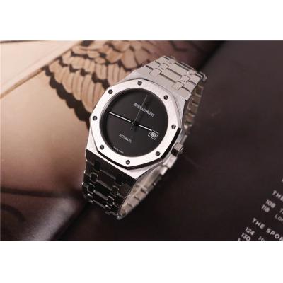 Royal Oak Japan Miyota 8215 Automatic Movement Mens Watch Black Dial Stainless steel E25