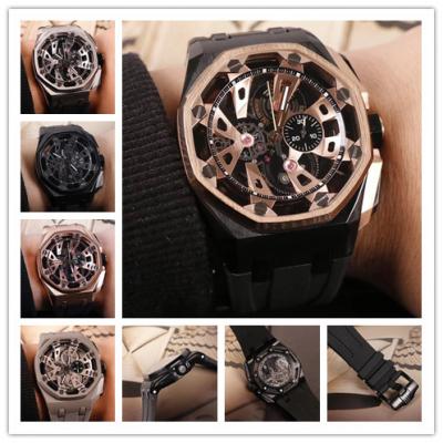 Royal Oak Offshore Japan  Quartz chronograph Mens Watch Skeleton Dial Rubber Strap E28