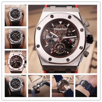 Royal Oak A21J Automatic Movement  Mens Watch Skeleton Dial Rubber Strap E29