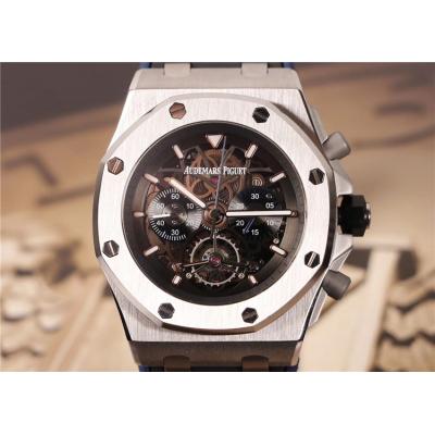 Royal Oak A21J Automatic Movement  Mens Watch Skeleton Dial Rubber Strap E29