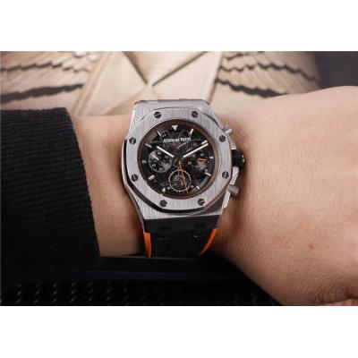 Royal Oak A21J Automatic Movement  Mens Watch Skeleton Dial Rubber Strap E29