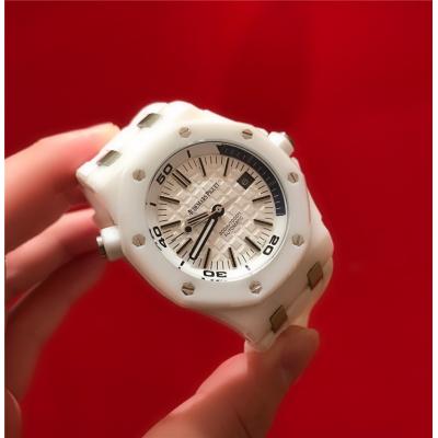 Royal Oak Offshore A21J Automatic Movement  Mens Watch White Dial Rubber Strap E33