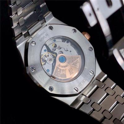 Replica  Royal Oak A21J Automatic Movement   Mens Watch Blue Dial Rose Gold A E51