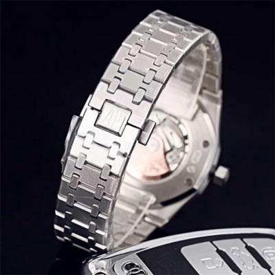 Replica  Royal Oak A3120 Automatic Movement   Mens Watch Black Dial Stainless Steel B E59