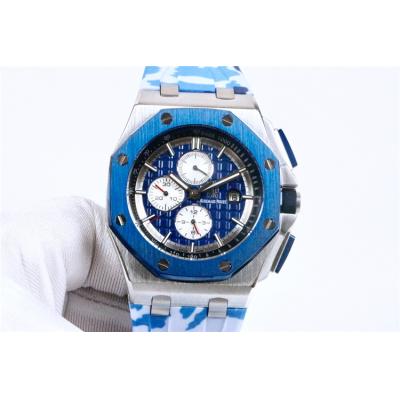 Replica  Royal Oak Offshore A21J Automatic Movement   Mens Watch Green Dial Rubber Strap A E62