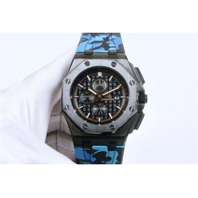 Replica  Royal Oak Offshore A21J Automatic Movement   Mens Watch White Dial Rubber Strap B E62