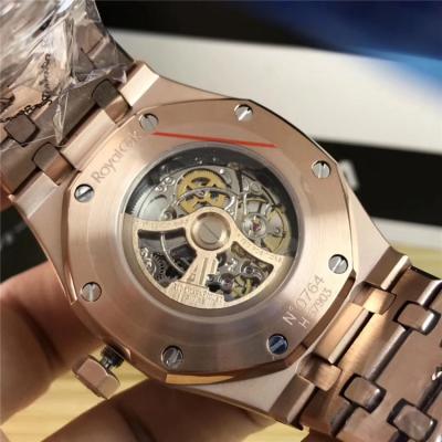 Replica  Royal Oak  A21J Automatic Movement   Mens Watch Skeleton Dial Stainless steel E78