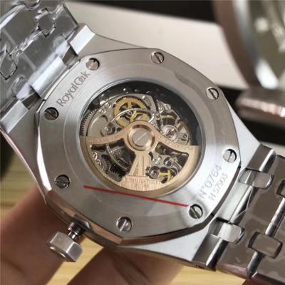 Replica  Royal Oak  A21J Automatic Movement   Mens Watch Skeleton Dial Stainless steel E78