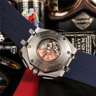 Replica  Royal Oak Offshore  A3126 Automatic Movement Mens Watch Blue Dial Rubber Strap A E84