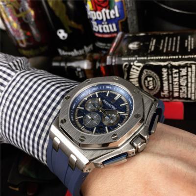 Replica  Royal Oak Offshore  A3126 Automatic Movement Mens Watch Blue Dial Rubber Strap A E84