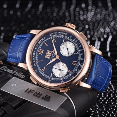 Replica Gig Dage Datograph 403.035 Automatic Mens Watch Rose Gold Brown Leather