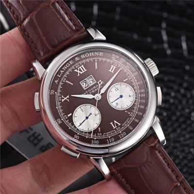 Replica Gig Dage Datograph 403.035 Automatic Mens Watch Steel Case Brown Leather