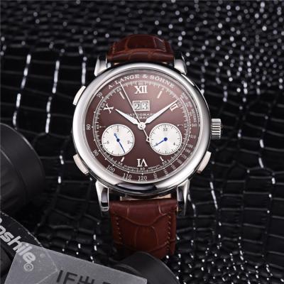 Replica Gig Dage Datograph 403.035 Automatic Mens Watch Steel Case Brown Leather