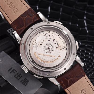 Replica Gig Dage Datograph 403.035 Automatic Mens Watch Steel Case Brown Leather