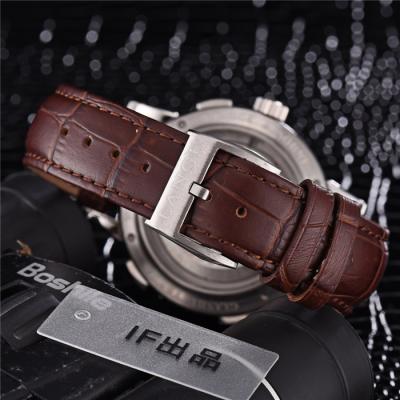 Replica Gig Dage Datograph 403.035 Automatic Mens Watch Steel Case Brown Leather