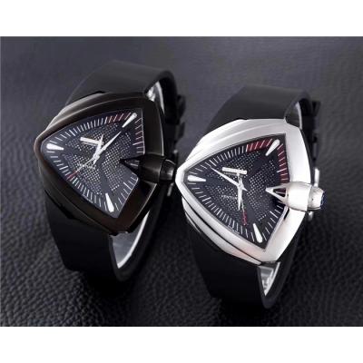 Replica Hamilton Ventura XXL H24655331 No Date A2824 Automatic Mens Watch PVD SS Rubber