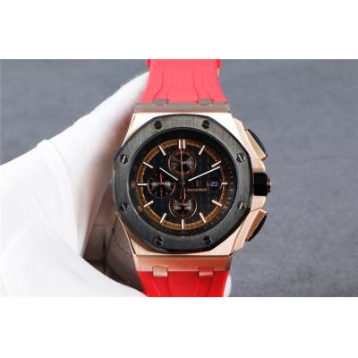 Replica  Royal Oak Offshore  A21J Automatic Movement Mens Watch Red Dial Rubber Strap A    E109