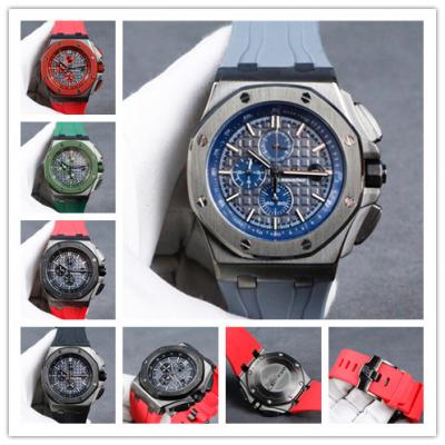 Replica  Royal Oak Offshore  A21J Automatic Movement Mens Watch Gray Dial Rubber Strap B    E109