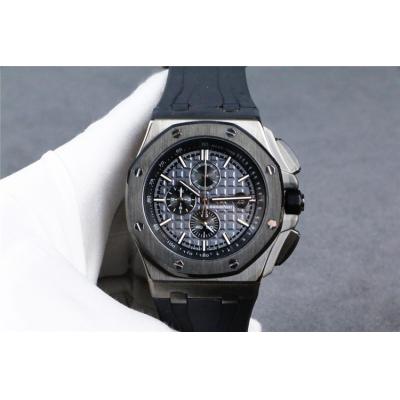 Replica  Royal Oak Offshore  A21J Automatic Movement Mens Watch Gray Dial Rubber Strap B    E109