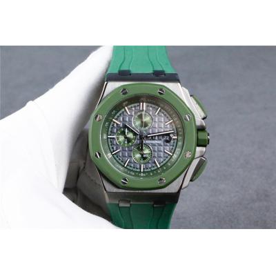 Replica  Royal Oak Offshore  A21J Automatic Movement Mens Watch Gray Dial Rubber Strap B    E109