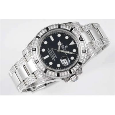 ROF 116610 Submariner A2836 Automatic Mens Watch Black Dial 904L Steel Diamond Bezel And Bracelet Best Edition