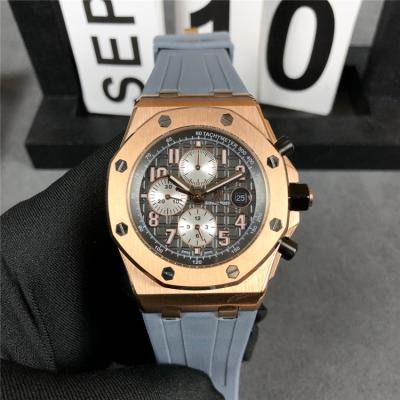 Replica Royal Oak Offshore A21J Automatic Movement Mens Watch  White  Dial Rubber Strap A  E118