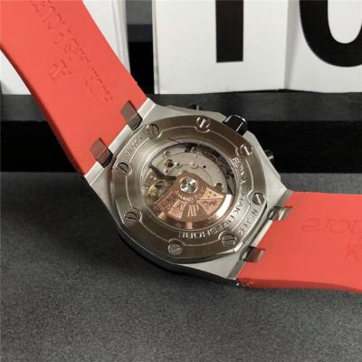 Replica Royal Oak Offshore A21J Automatic Movement Mens Watch  White  Dial Rubber Strap A  E118