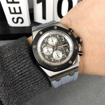 Replica Royal Oak Offshore A21J Automatic Movement Mens Watch  White  Dial Rubber Strap A  E118