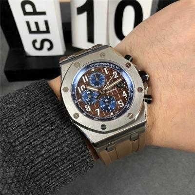 Replica Royal Oak Offshore A21J Automatic Movement Mens Watch  White  Dial Rubber Strap A  E118