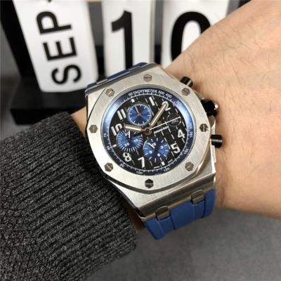 Replica Royal Oak Offshore A21J Automatic Movement Mens Watch Black Dial Rubber Strap B  E118