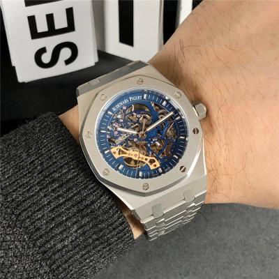 Replica Royal Oak  A21J Automatic Movement Mens Watch Skeleton Dial Stainless Steel E121