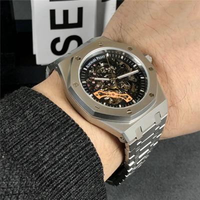 Replica Royal Oak  A21J Automatic Movement Mens Watch Skeleton Dial Stainless Steel E121