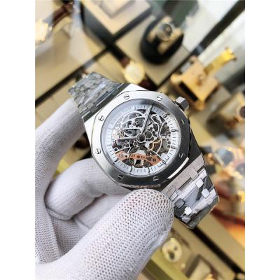 Replica Royal Oak  A21J Automatic Movement Mens Watch Skeleton Dial Stainless Steel E124