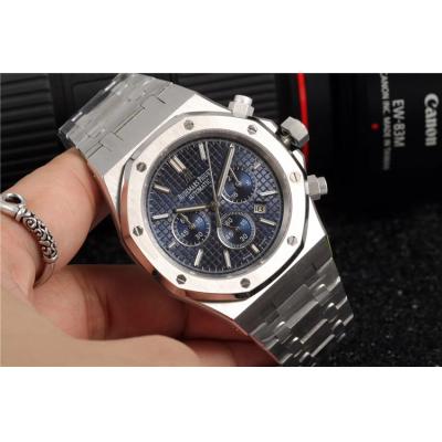 Replica Royal Oak  A21J Automatic Movement Mens Watch Black Dial Stainless Steel E125