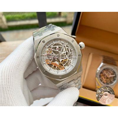 Replica Royal Oak  A21J Automatic Movement Mens Watch Skeleton Dial Rose Gold E126