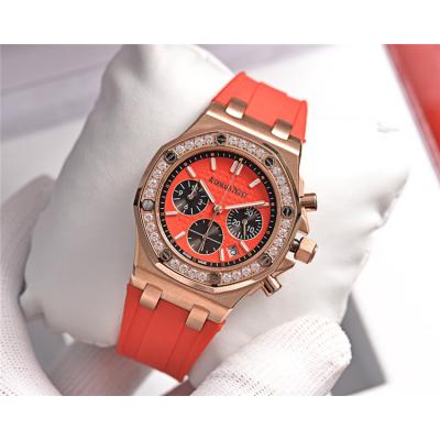 Replica Royal Oak Offshore A21J Automatic Movement Womens Watch Green Dial Rubber Strap A E127