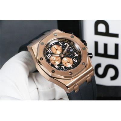 Replica Royal Oak Offshore A21J Automatic Movement Mens Watch Black  Dial Rubber Strap  E132