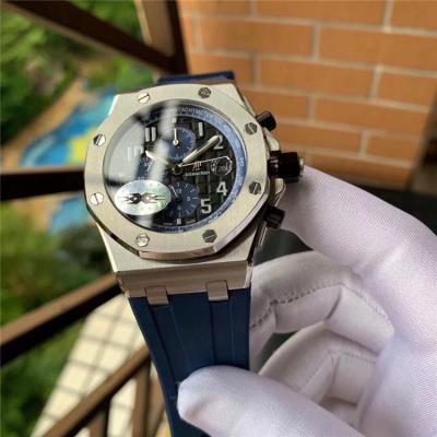 Replica Royal Oak Offshore A21J Automatic Movement Mens Watch Blue Dial Rubber Strap A E134